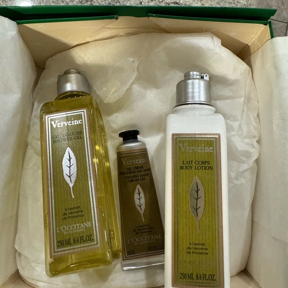 NWT - L’Occitane - Verbena Body Wash and Lotion Duo & Cooling hand cream - Picture 2 of 3